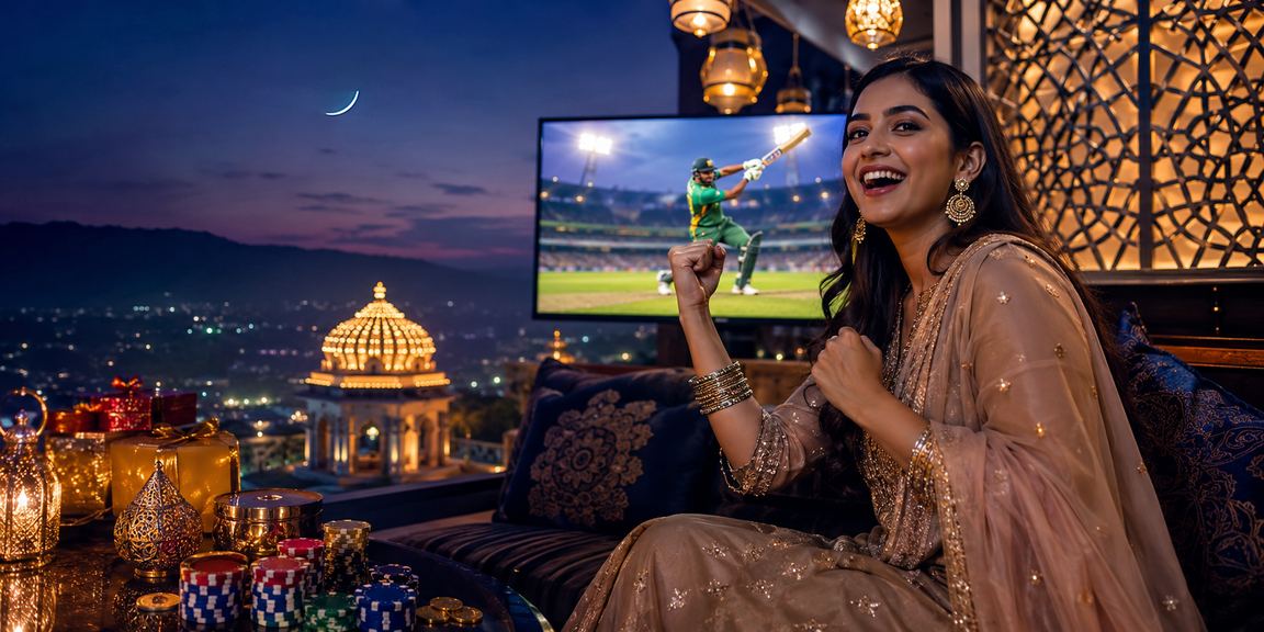 ঈদ উৎসবে সিলেটে ক্রিকেট বেটিং উপভোগ করছেন একজন খেলোয়াড়